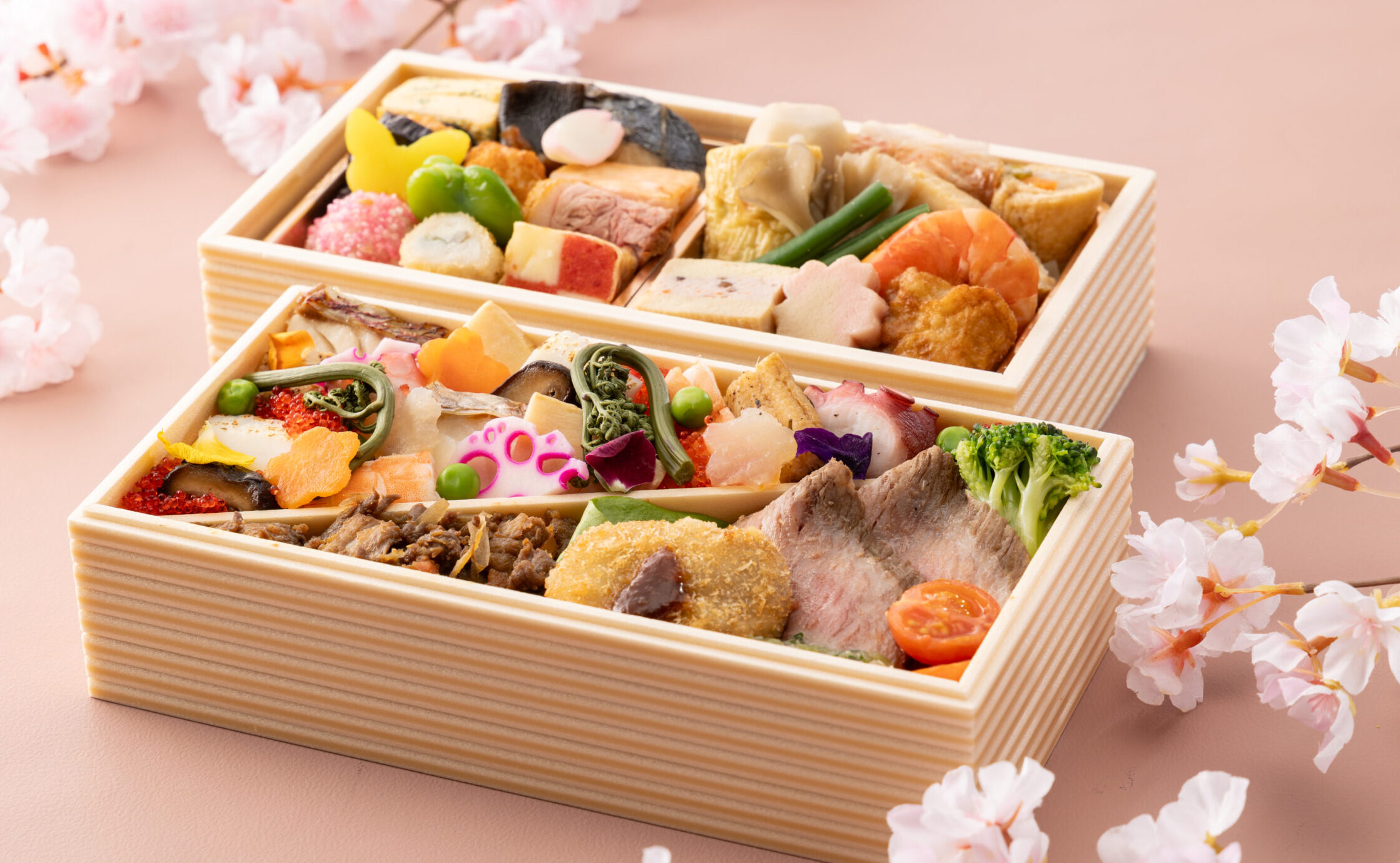 日本料理　雲海特製　春の花見弁当表示