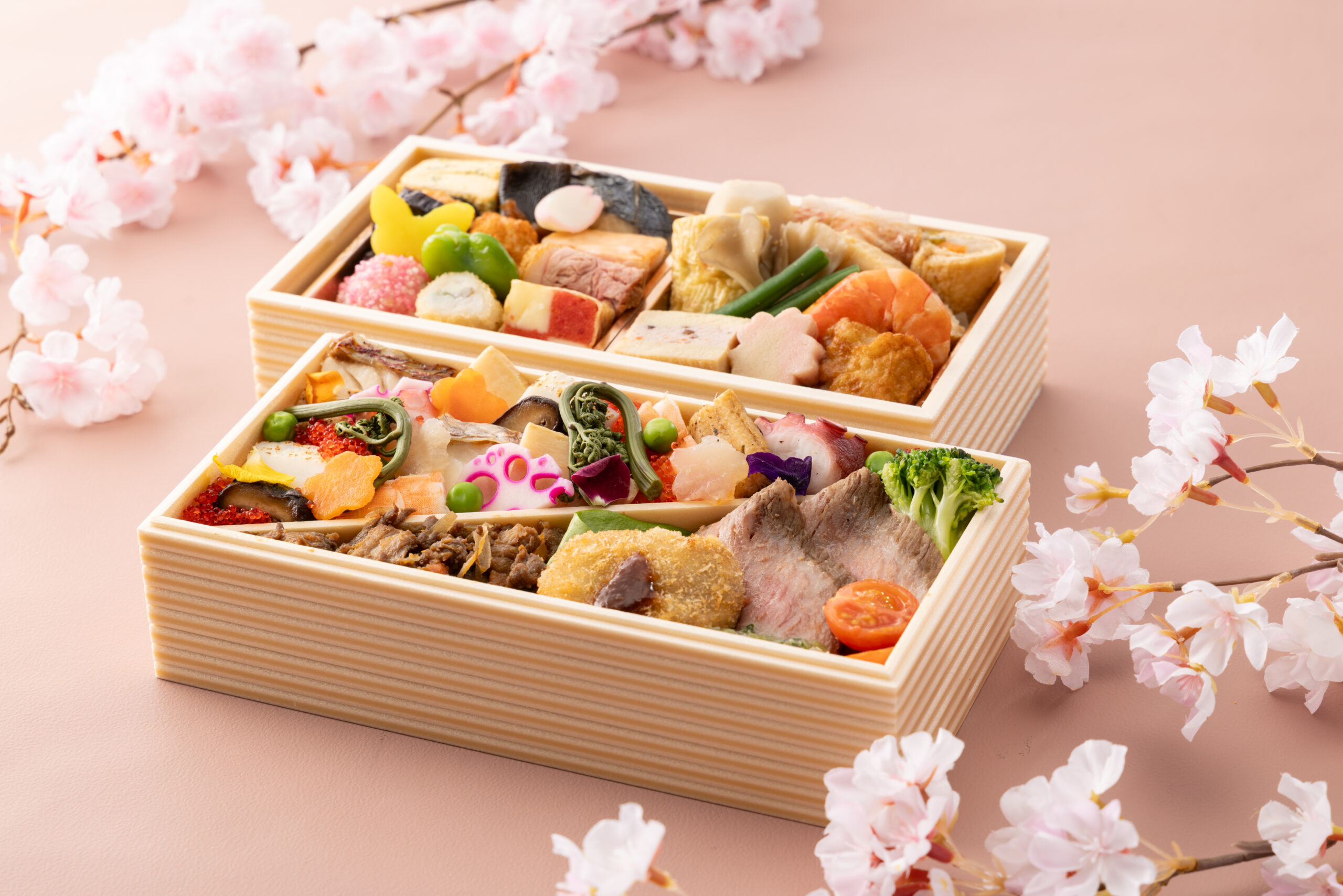 日本料理　雲海特製　春の花見弁当表示