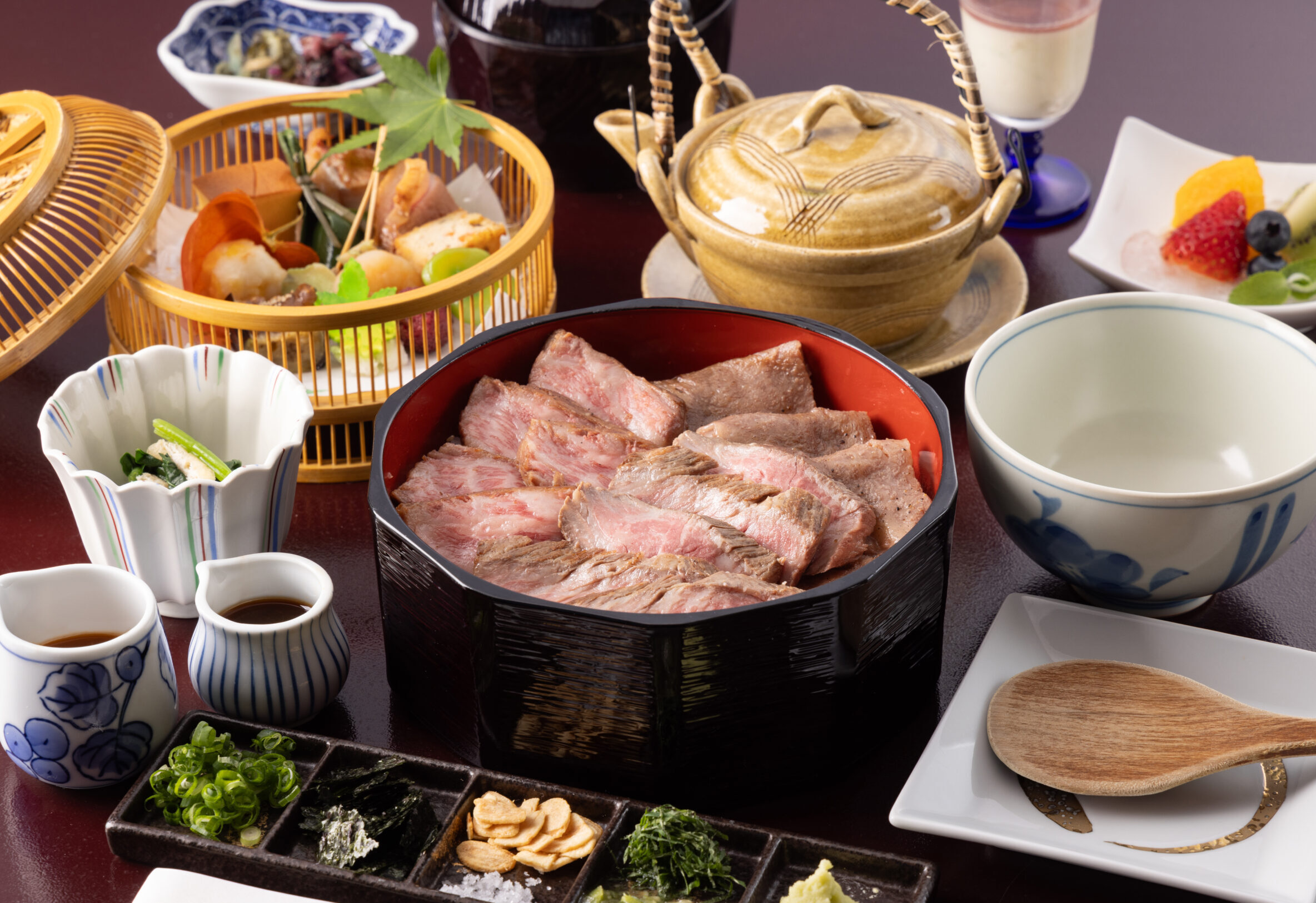 「和牛の肉ひつまぶし御膳」