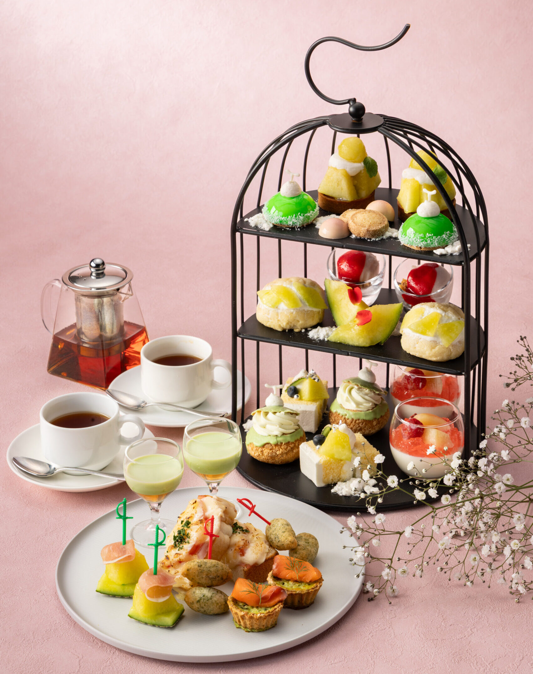 《5,6月》初夏のメロンアフタヌーンティー表示