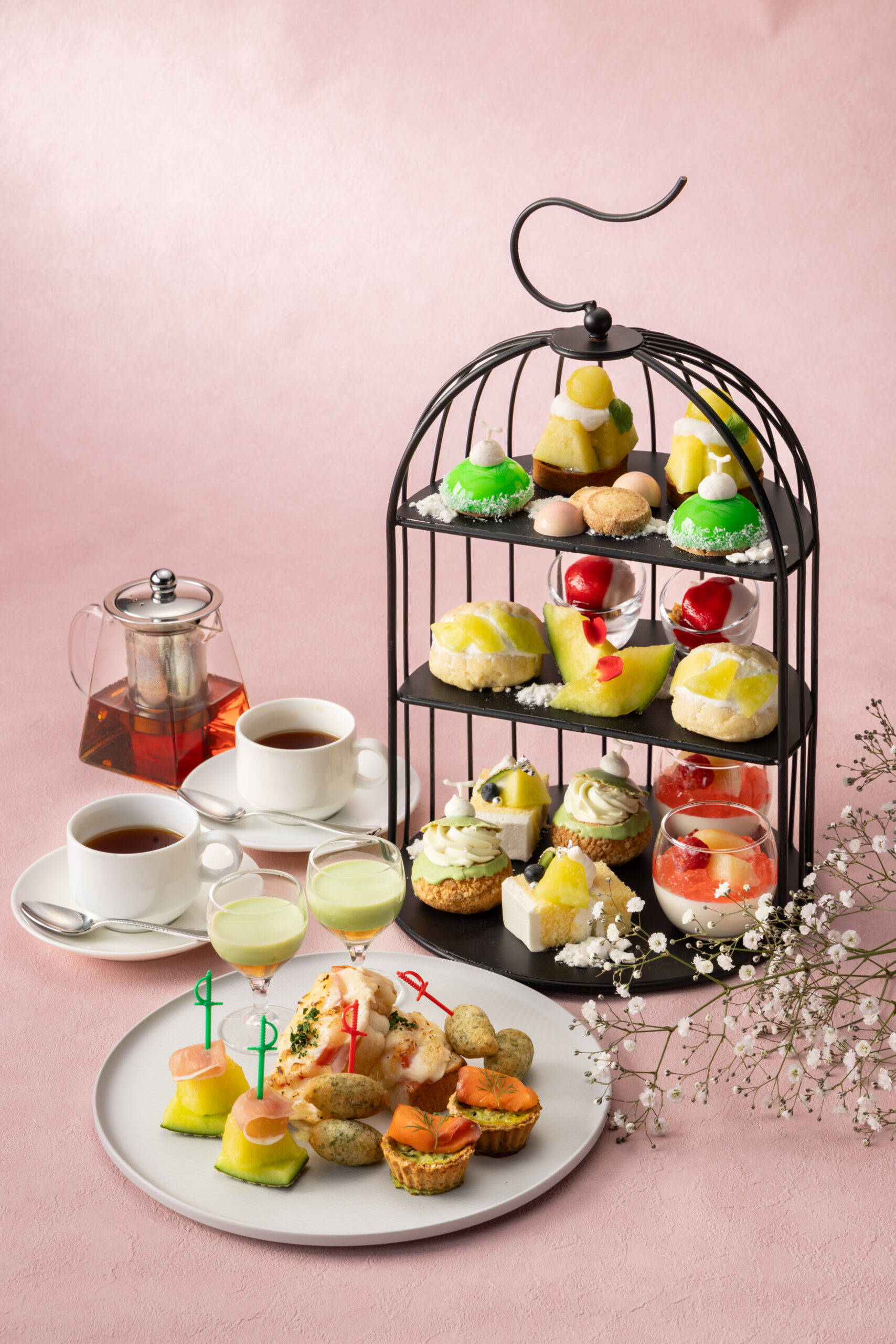 《5,6月》初夏のメロンアフタヌーンティー表示