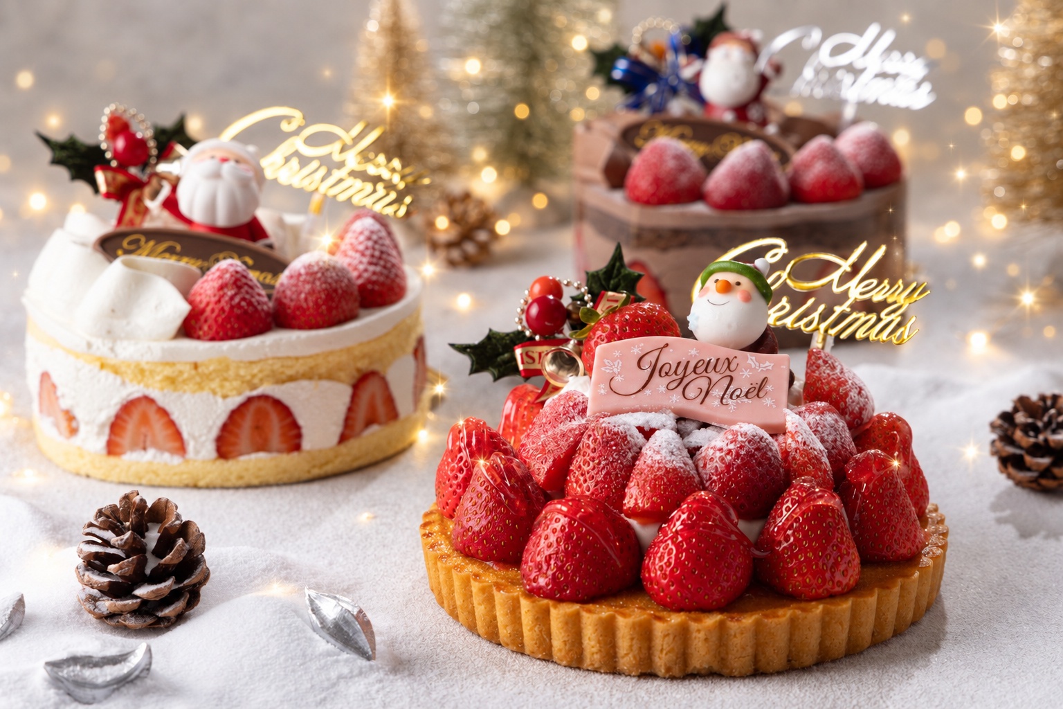 ANA クラウンプラザホテル富山クリスマスケーキ表示
